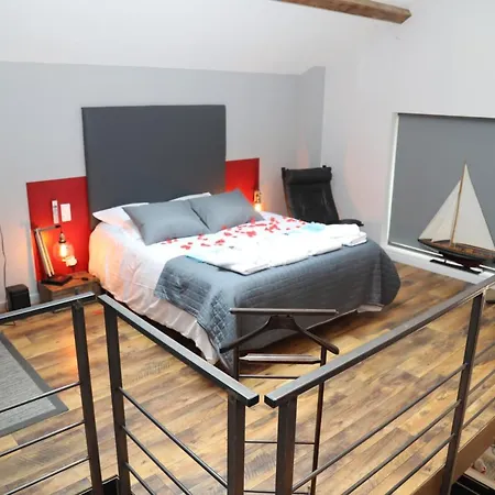 Sete Spa Loft Duplex Industriel 107M2 Terrasse Apartman